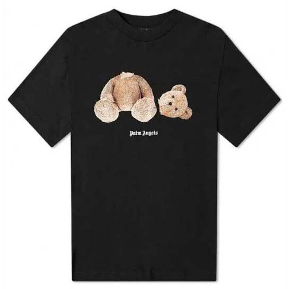Brand New Palm Angels Kill The Bear Black Tee T-Shirt